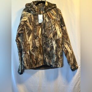 TrueTimber Pulse Camo Hunting Jacket Hooded Zip Softshell Size L NWT